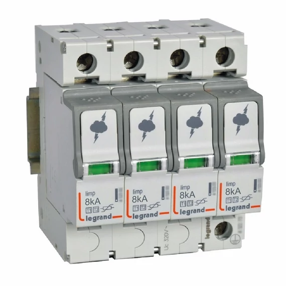 LEGRAND Túlfeszültség-levezető T1+T2 8KA 4P (412253)
