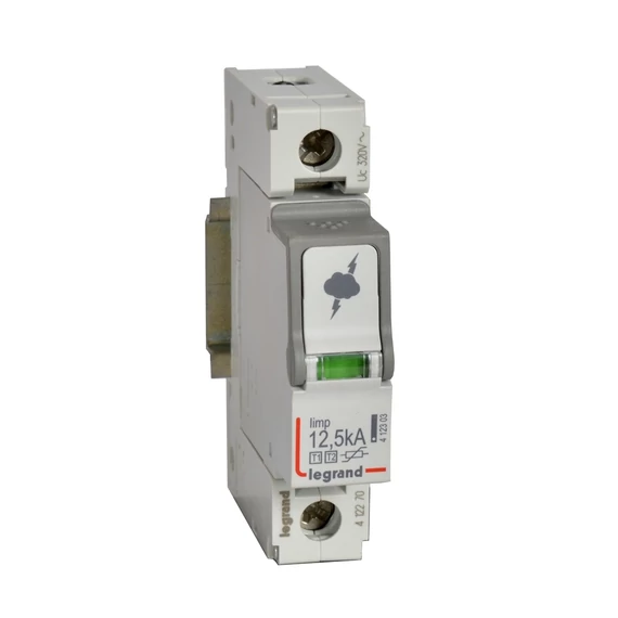 LEGRAND Túlfeszültség-levezető T1+T2 12,5KA 1P (412270)