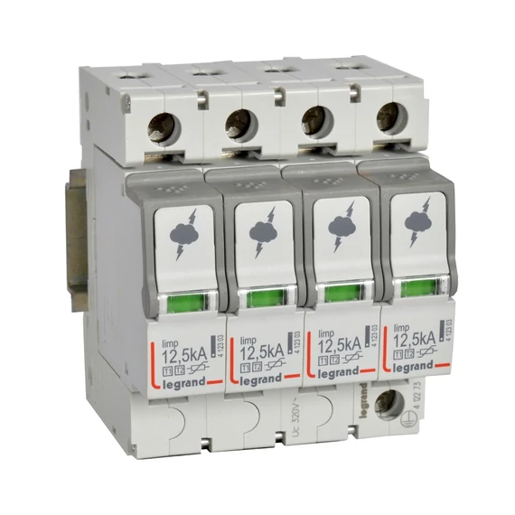 LEGRAND Túlfeszültség-levezető T1+T2 12,5KA 4P (412273)