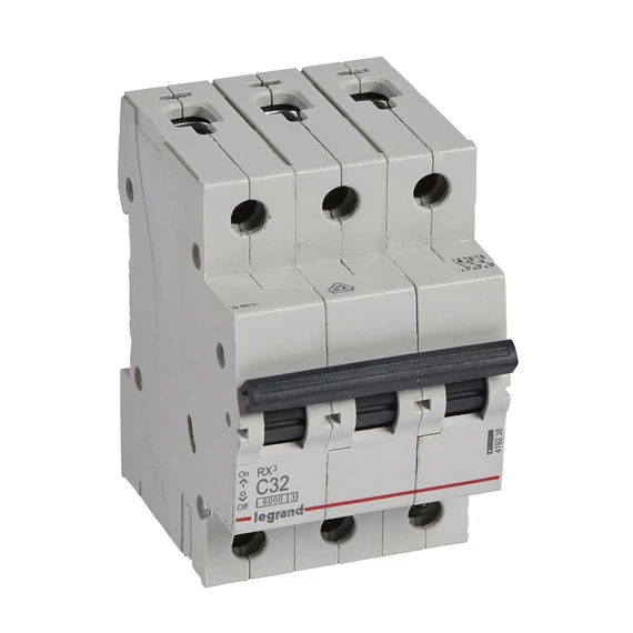 LEGRAND RX3 kismegszakító 3P C32 6000A BIC (419238)