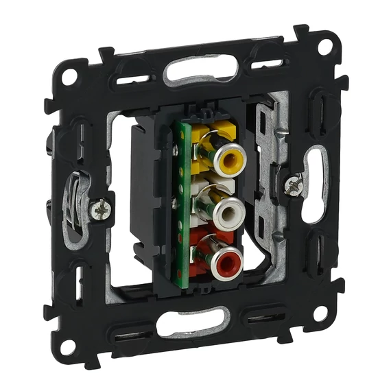 LEGRAND Valena InMatic RCA (audió / videó) csatlakozóaljzat mechanizmus (753075)
