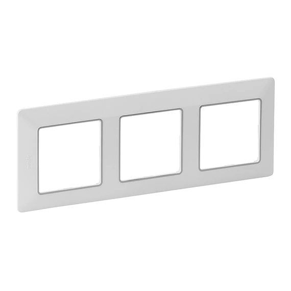 LEGRAND Valena Life hármas keret fehér–króm (754033)