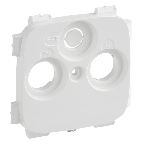 LEGRAND Valena Allure TV-RD-SAT aljzat burkolat (30 mm), Fehér (754805)