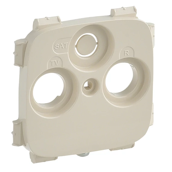 LEGRAND Valena Allure TV-RD-SAT aljzat burkolat (30 mm), Elefántcsont (754806)