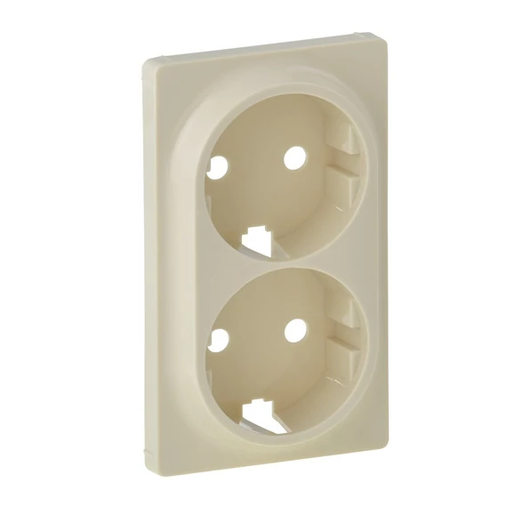 LEGRAND Valena Life 2x2P+F csatlakozóaljzat burkolat elefántcsont (754951)