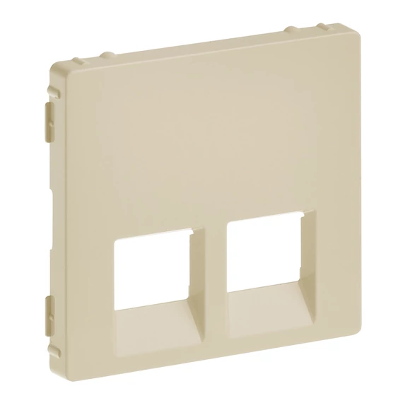 LEGRAND Valena Life 2xRJ45/RJ11 csatlakozóaljzat burkolat elefántcsont (755421)