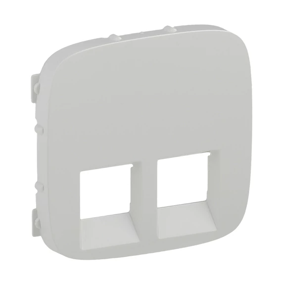 LEGRAND Valena Allure 2xRJ11/RJ45 aljzat burkolat, Fehér (755425)