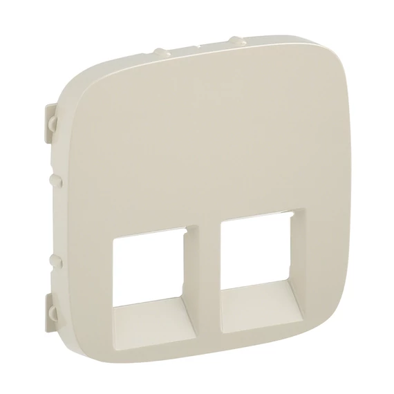 LEGRAND Valena Allure 2xRJ11/RJ45 aljzat burkolat, Elefántcsont (755426)
