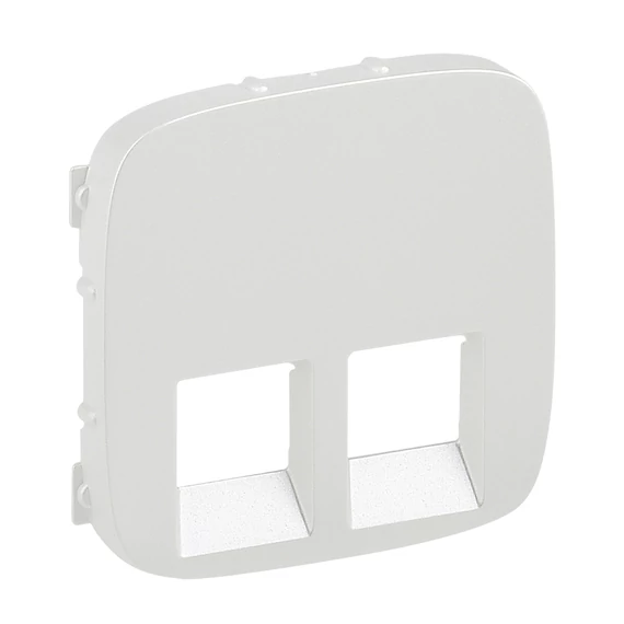 LEGRAND Valena Allure 2xRJ11/RJ45 aljzat burkolat, Gyöngyház (755429)
