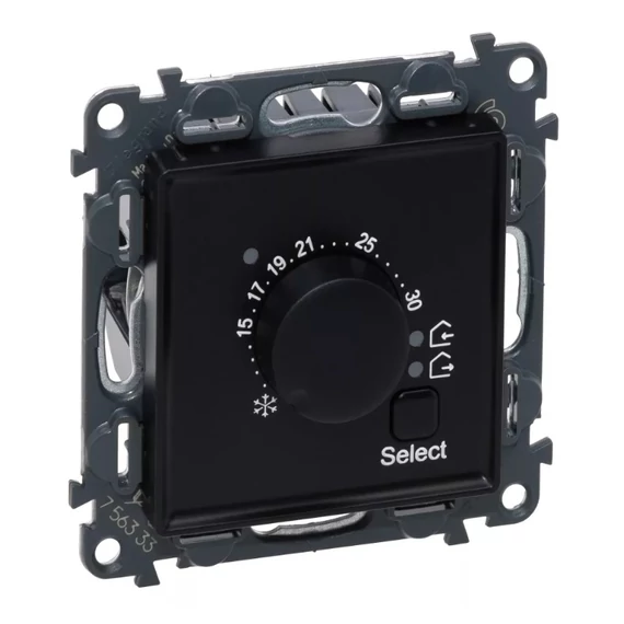 LEGRAND Valena Life elektronikus szobatermosztát, fekete (756333)