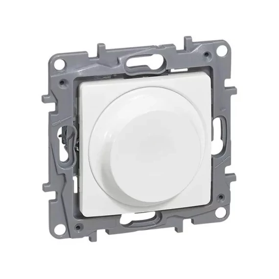 LEGRAND Niloé forgatógombos fényerőszabályzó 5 - 300 W (izzó, halogén), 2-vezetékes, fehér (764588)