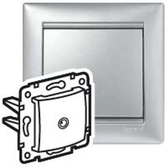 LEGRAND Valena TV aljzat végz 1,5dB alumínium (770129)
