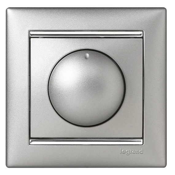 LEGRAND Valena forgatógombos fényerőszabályzó 40-400W (izzó- és halogén), alumínium (770261)