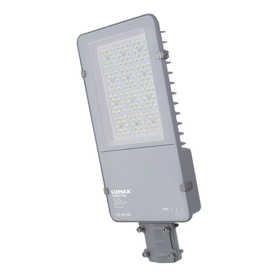 LUMAX Közvilágítási LED lámpatest, 100W, 12000lm, 6000K, 90-264V/AC, IP65, sug.szög: 130x60° (LU100MA)