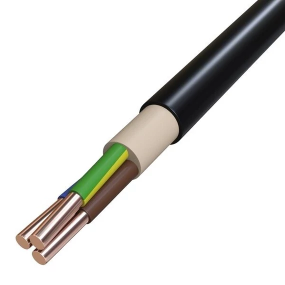 NYY-J 3x 2,5 mm2 RE (drum), Földkábel réz vezetővel, tömör erű (0,6/1kV) (20209951)