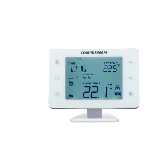 COMPUTHERM Q20RF (TX) vezeték nélküli prog. termosztát vevőegység nélkül (Q20RF (TX))