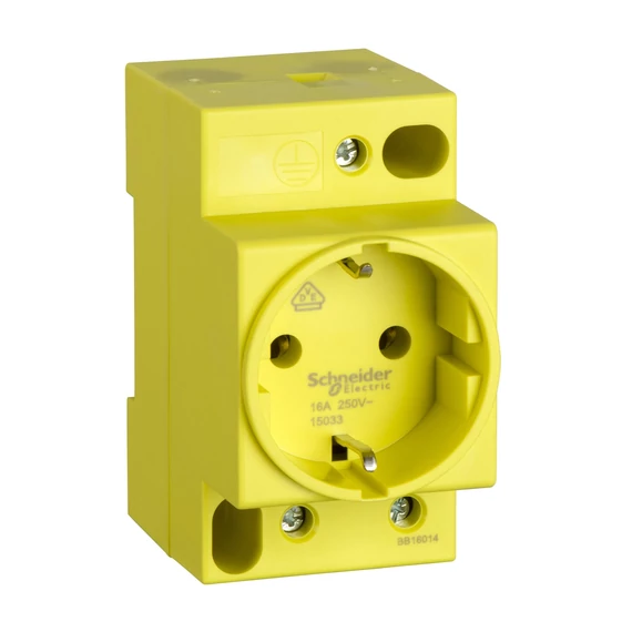 SCHNEIDER ELECTRIC ACTI9 iPC 2P+F dugaszoló aljzat, 16A, sárga (15033)
