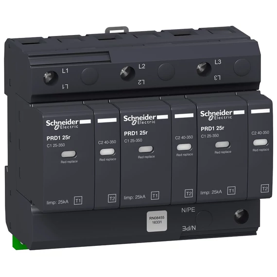SCHNEIDER ELECTRIC ACTI9 PRD1 túlfeszültség-korlátozó, 25r, 3P (16331)
