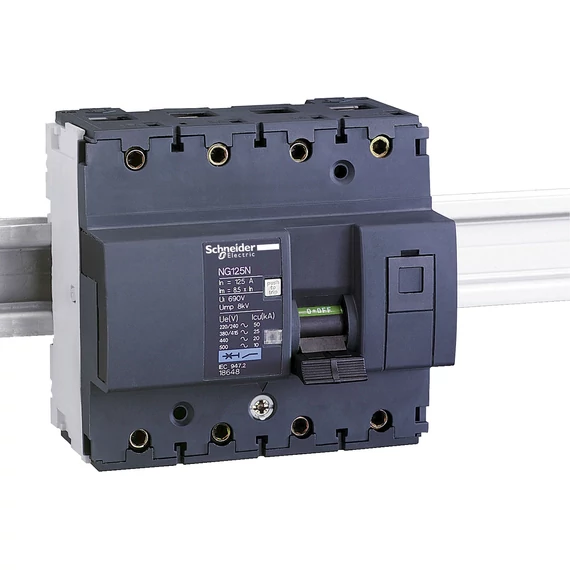 SCHNEIDER ELECTRIC NG125N kismegszakító, 3P-N, C, 100A (18647)