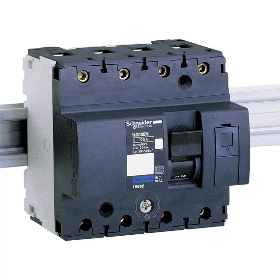 SCHNEIDER ELECTRIC NG125N kismegszakító, 4P, C, 125A (18662)