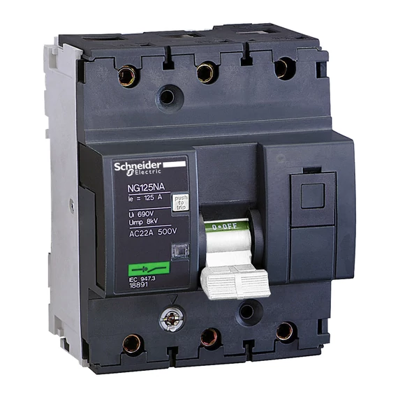 SCHNEIDER ELECTRIC NG125NA terheléskapcsoló, 3P, 63A (18889)