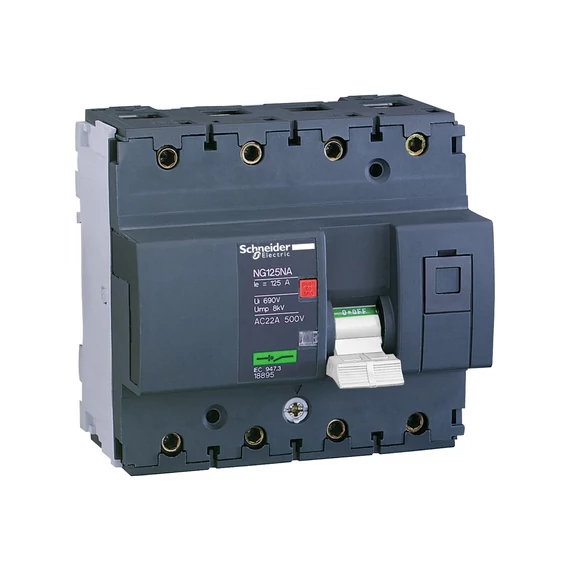 SCHNEIDER ELECTRIC NG125NA terheléskapcsoló, 3P-N, 63A (18893)