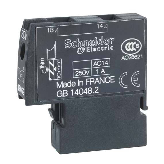 SCHNEIDER ELECTRIC SDV hibajelző-érintkező, NG125, NC (19059)