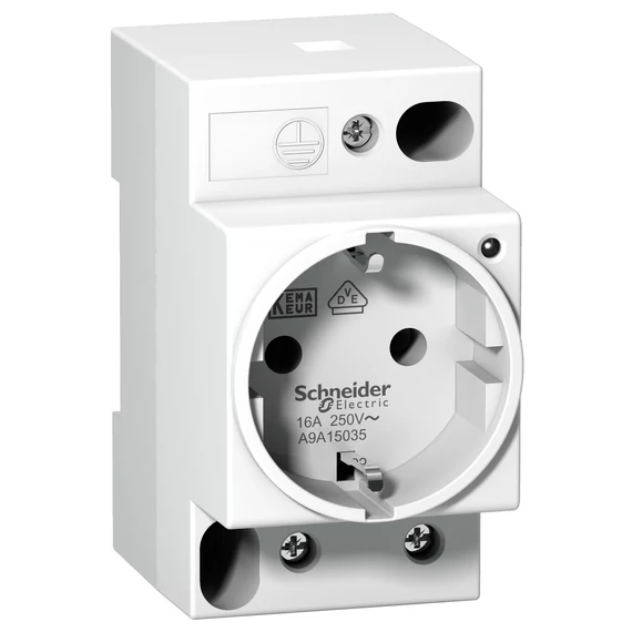SCHNEIDER ELECTRIC ACTI9 Moduláris dugalj 16A UE 250V 2P+T (A9A15035)