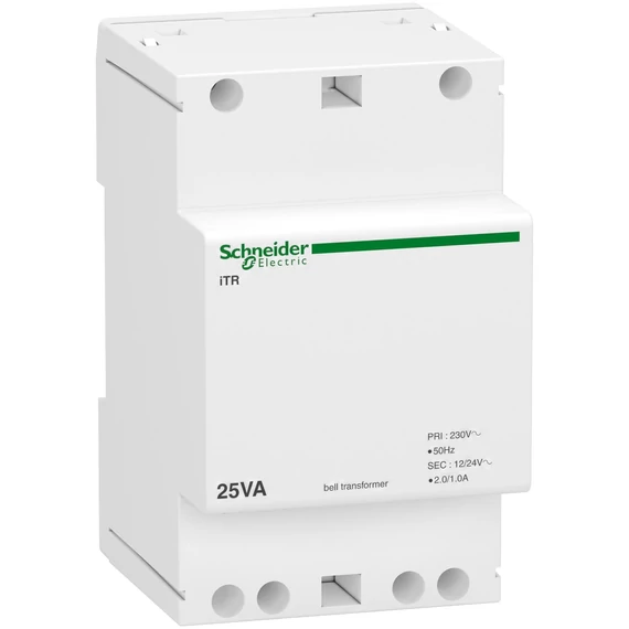 SCHNEIDER ELECTRIC ACTI9 Csengő transzformátor 25VA 230/12..24VAC (A9A15215)