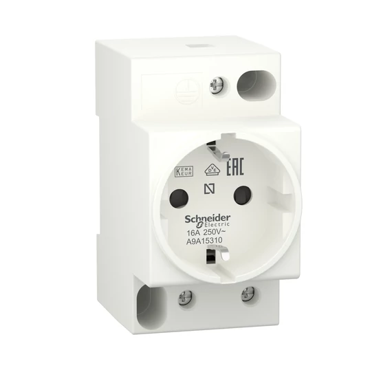 SCHNEIDER ELECTRIC ACTI9 Moduláris dugalj 16A UE 250V 2P+T (A9A15310)
