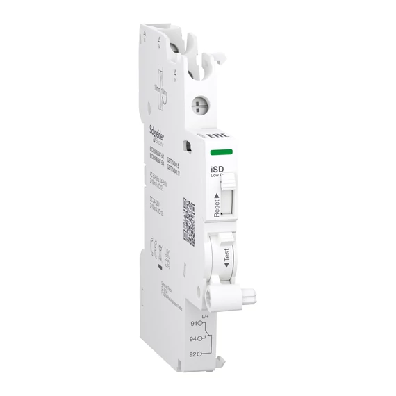 SCHNEIDER ELECTRIC ACTI9 iSD hibajelző érintkező, 2-100mA, 24-250VAC, 24-220VDC, felső bekötés (A9A26916)