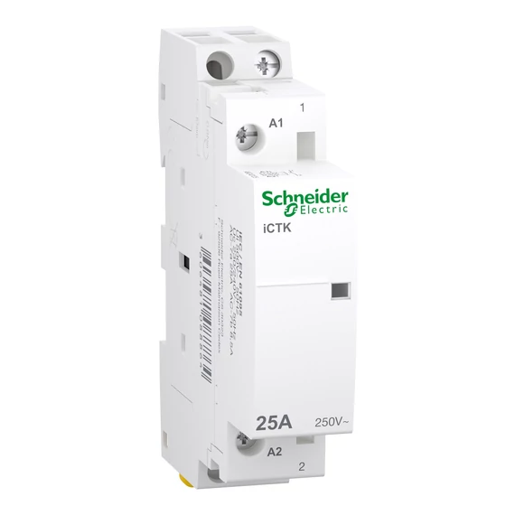 SCHNEIDER ELECTRIC ACTI9 iCTK kontaktor, 25A, 1NO, 250VAC (A9C40125)
