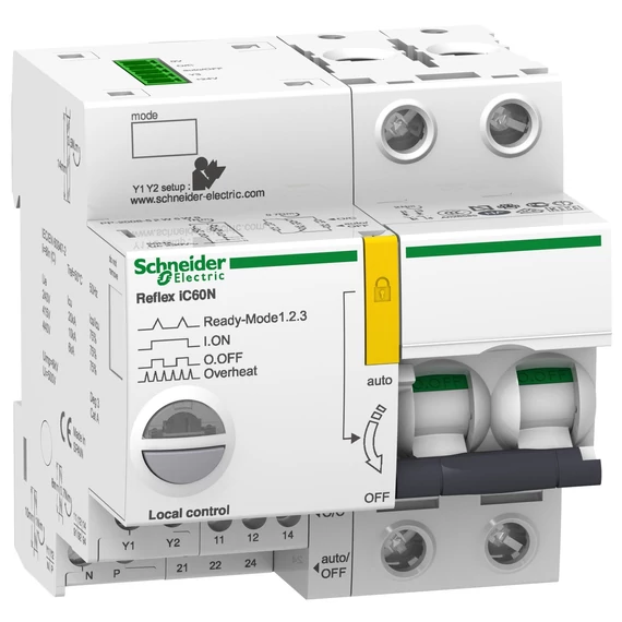 SCHNEIDER ELECTRIC ACTI9 Reflex iC60N beépített megszakító vezérlés, 2P, B, 25A (A9C61225)