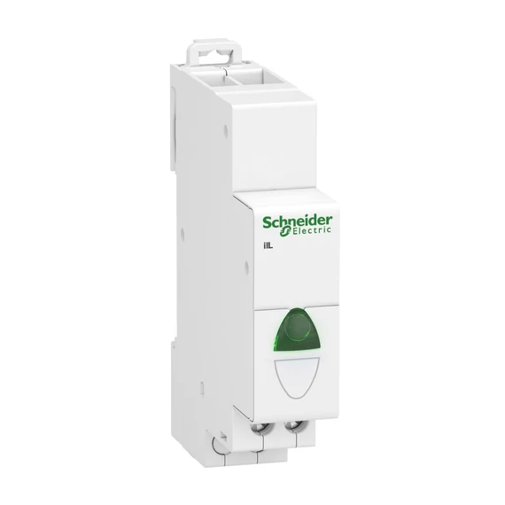 SCHNEIDER ELECTRIC ACTI9 iIL jelzőlámpa, egyes, zöld, 110-230VAC (A9E18321)