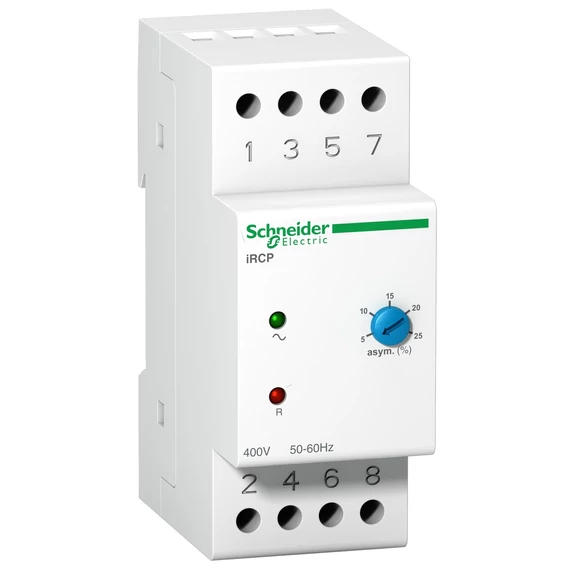 SCHNEIDER ELECTRIC ACTI9 iRCP fázisfigyelő relé, 2P, 8A, Uc 400VAC (A9E21180)