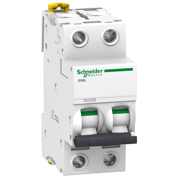 SCHNEIDER ELECTRIC ACTI9 iC60L kismegszakító, 2P, Z, 1A, monokonnekt (A9F92201)