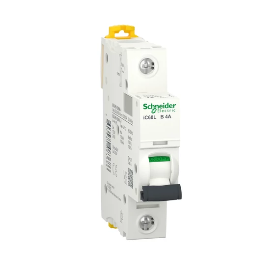 SCHNEIDER ELECTRIC ACTI9 iC60L kismegszakító, 1P, B, 4A, monokonnekt (A9F93104)