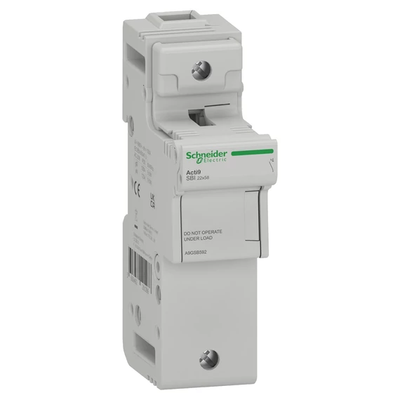 SCHNEIDER ELECTRIC ACTI9 SBI Olvadóbiztosítós szakaszoló, N, 22x58mm, 660V-80A, 500V-100A (A9GSB592)