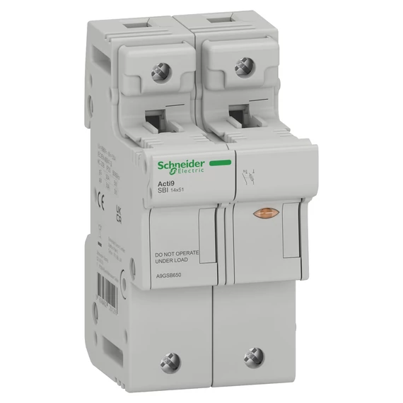 SCHNEIDER ELECTRIC ACTI9 SBI Olvadóbiztosítós szakaszoló, 1P-N, 14x51mm, 500V (A9GSB650)