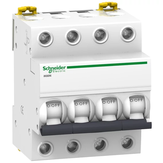 SCHNEIDER ELECTRIC ACTI9 iK60N kismegszakító, 4P, C, 6A (A9K24406)