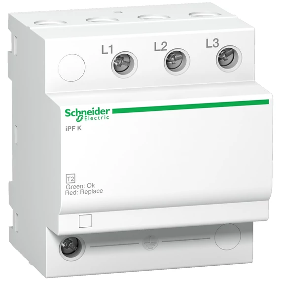 SCHNEIDER ELECTRIC ACTI9 iPF túlfeszültség-korlátozó, fixbetétes, 40kA, 3P, 340V (A9L15582)