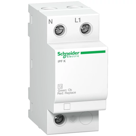 SCHNEIDER ELECTRIC ACTI9 iPF túlfeszültség-korlátozó, fixbet. 20kA, 1P-N, 340V (A9L15692)