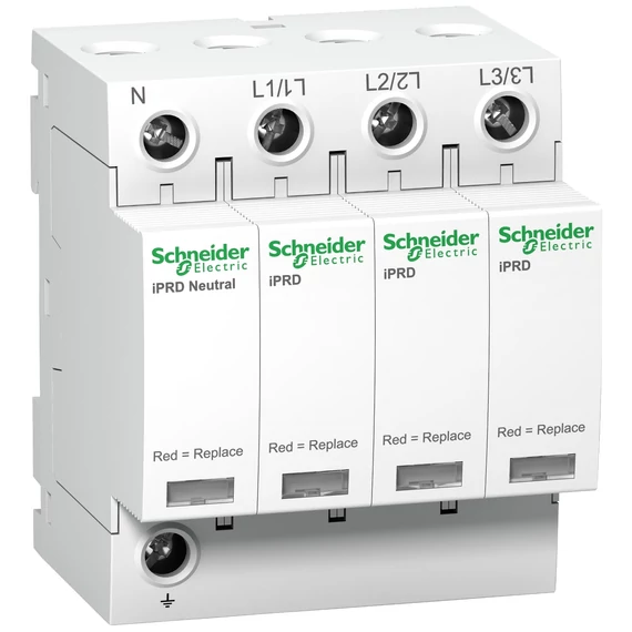 SCHNEIDER ELECTRIC ACTI9 iPRD túlfeszültség-korlátozó, cs.bet. 40kA, 3P-N, 350V (A9L40600)