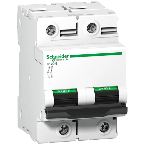 SCHNEIDER ELECTRIC ACTI9 C120N kismegszakító, 2P, B, 80A (A9N18345)