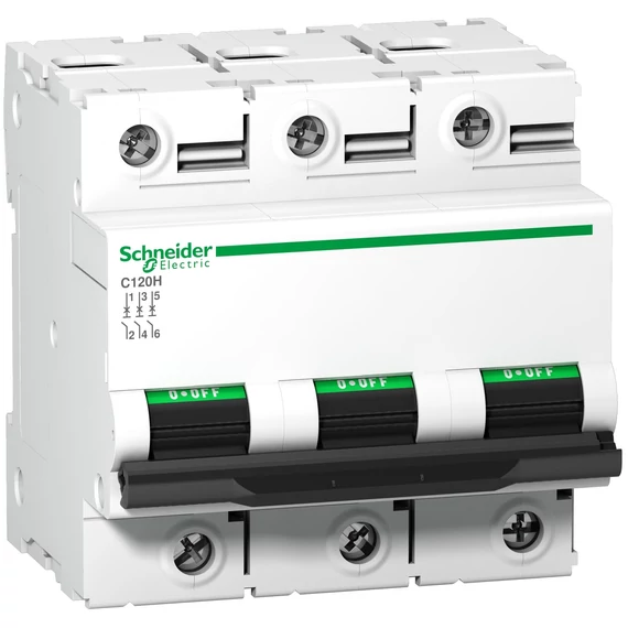 SCHNEIDER ELECTRIC ACTI9 C120H kismegszakító, 3P, C, 125A (A9N18470)