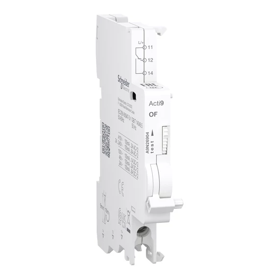 SCHNEIDER ELECTRIC ACTI9 iOF segédérintkező, C120/C60H-DC, 0.1-6A, 24-415VAC, 24-130VDC, alsó bekötés (A9N26904)