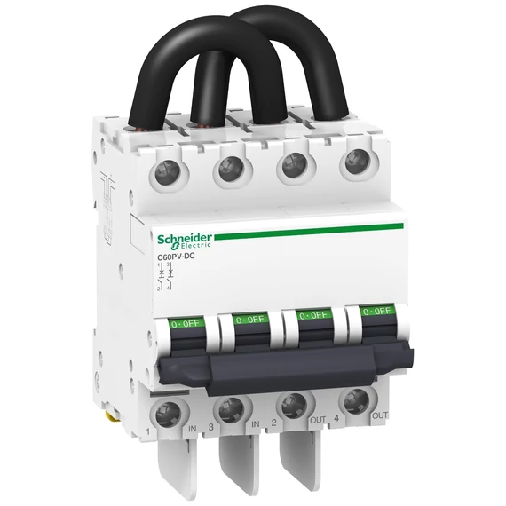 SCHNEIDER ELECTRIC ACTI9 C60PV-DC kismegszakító, 2P, C, 15A, 800VDC (A9N61659)