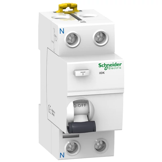 SCHNEIDER ELECTRIC ACTI9 iID K áram-védőkapcsoló, AC osztály, 2P, 25A, 30mA (A9R50225)
