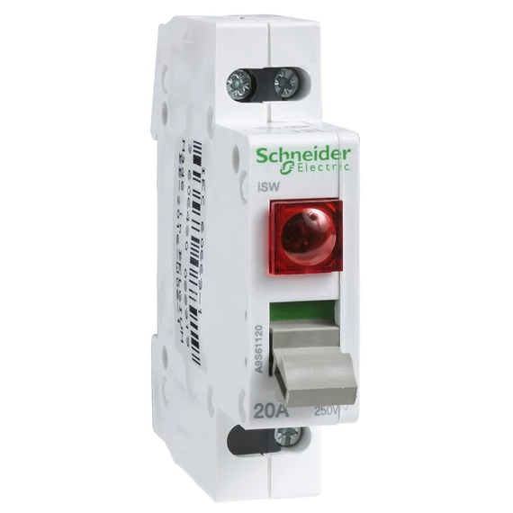 SCHNEIDER ELECTRIC ACTI9 iSW kapcsoló jelzőlámpával, 1P, 32A (A9S61132)