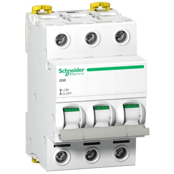 SCHNEIDER ELECTRIC ACTI9 iSW terheléskapcsoló, 3P, 40A, 415AC (A9S65340)